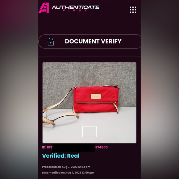 Kate Spade Cherry Red Fold Down Crossbody | Nylon | Authentic | EUC | MSRP $150 - Picture 9 of 11